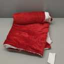 USB Heated Blanket for Keeping Warm, Cordless Wearable Throw with 3 Heat Levels, Battery Operated(No Power Bank Included) Shawl for Outdoor Use (Red)