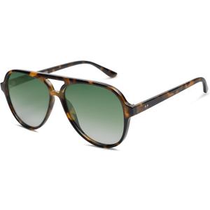 SOJOS Classic Polarized Aviator Sunglasses for Women Men, Retro Trendy Aviators Shades SJ2201 (Tortoise/Gradient Green)