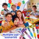 CZWZ 30Pcs Mini Multicolor Pens in One 4-in-1 Cute Pens Bulk for Kids, Ballpoint Pen for Birthdays and Children's Parties, Fun Gifts Assorted Ink Kawaii Pen(Vedio Game)