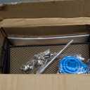 SpaceAid Pull Out Spice Rack Organizer with 20 Jars, Heavy Duty Slide Out Seasoning Organizer for Kitchen Cabinets, with 801 Labels and Chalk Marker, Left Facing