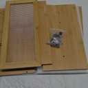 Bamboo Bread Box for Kitchen Counter-Large Capacity Bread Storage Container Farmhouse Bread Box with Window Bread Holder