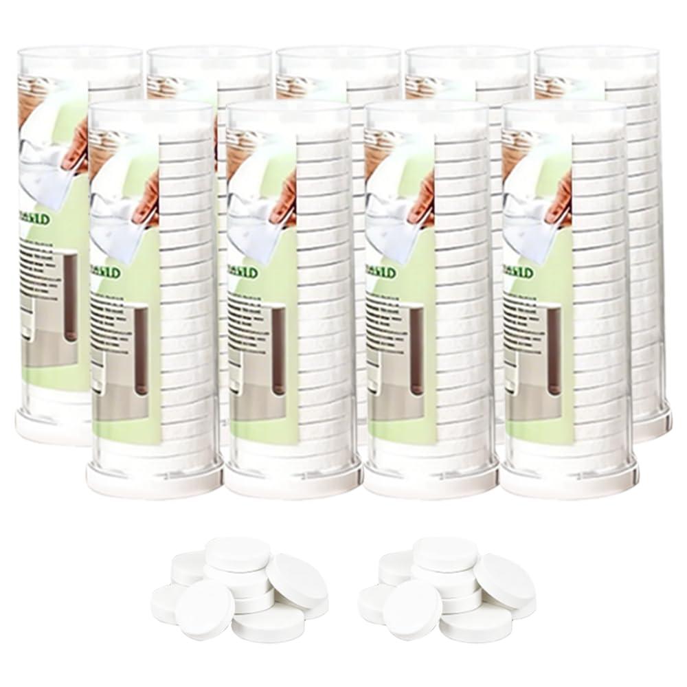 Towel Refills for Hot Face Towel Heater Machine, 180 Pcs Disposable Compressed Face Towels for Smart Towel Warmer, 9 Buckets, 20 Pcs Per Bucket