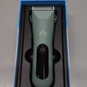 Zesuti Electric Bikini Trimmer for Women,Electric Razors for Women,Cordless Pubic Hair Trimmer,IPX7 Waterproof & LED Display Mens Ball Trimmers Bikini Shaver for Underarm Leg Arm,Gifts Green