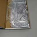 woric 6 Pack Large Clear Gift Bags with Handle, 11.8"X3.9"x9.8" Plastic Christmas Gift Bags Shopping Bag for Small Business Gifts Party Favors Stocking Stuffers