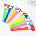 3 x 24 Pcs Party Blowers for Kids and Adults, Glitter Party Noise Makers and Tassels Blowout Set, Noise Makers Party Favors, Birthday Party Horns, Party Blowers Noisemakers