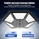 Flag Pole Light Solar Powered Top Mount, 2000Lumen IP67 Waterproof Solar Light for Flagpole, Light Up Flag Outdoor Dusk to Dawn for 18+ Hours with Twice Coverage Than Downward Lighting