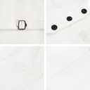 V VOCNI Suit Vest for Women Waistcoat Vintage Steampunk Dressy Casual Racerback Vest Jacket (White, XL)