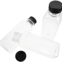 Unomor Empty Juice Bottles with Lids 350ml Plastic Bottles for Juice Storage Reusable Beverage Containers with Caps