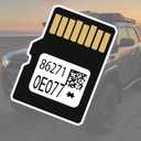 2025 Navigation SD Card Map Update 86271-0E077 for Toyota Highlander, RAV4, Camry, Corolla, Tacoma, Tundra, Prius & More USA & Canada GPS Navigation Micro SD Card Update