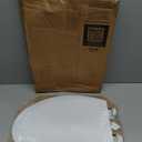 Bemis 1500EC 390 Lift-Off Wood Elongated Toilet Seat, Cotton White (Pack of 1)