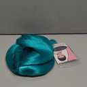 IMISSU 80cm Long Straight Natural Hair Cosplay Wigs with Bangs Colorful Halloween Costume Party Wig (Lake Blue)