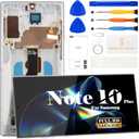 TFT for Samsung Note 10 Plus LCD Screen Replacement for Samsung Galaxy Note 10 Plus LCD Display for Galaxy SM-N975F, SM-N975U LCD Touch Screen Digitizer Assembly Repair Kits with Frame (Silver)