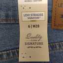Levi Strauss Signature Gold Women's Vintage Original Shorts Mid Rise Stretch Denim (6, (New) Luna Short)