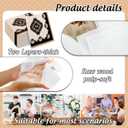 Whaline 100 Pcs Western Geometric Theme Paper Napkins Simple Modern Aztec Luncheon Napkin Brown Black Disposable Dessert Dinner Hand Napkin for Home Kitchen Restaurant Party Supplies