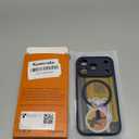 Designed for iPhone 17 Pro Case, Compatible with MagSafe, [Camera Protection] [15FT Military Drop Protection] Shockproof Translucent Matte Anti-Slip Phone Case, 6.3", Deep Blue