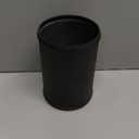 4" OD Straight 6064 Aluminum Alloy Tube Intercooler Pipe Surface Blasting Air Intake Connection Hose W/Double Bead Roll 5.9" Length Black