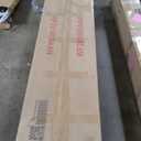 Merax Modern Upholstered Bed Frame with Cushioned Ottoman/ Wood Slat Support/ Easy Assembly Dark Gray, Queen