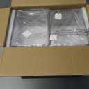 Stackable Storage Drawers, 6 Pack Clear Acrylic Organizer Bins with Golden Handles, Multi-Size Plastic Drawers for Makeup, Vanity, Kitchen, Bathroom, Office, Under Sink & Cabinet Organizatio