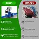 Water Faucet Spigot Lock Outdoor, Stainless Steel Hose Bib Lock (with Padlock), Hose Spigot Gate Valve Lockout, Prevent Water Theft, Spigot for Protection