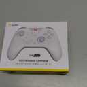 EasySMX X05 Wireless Controller for PC/Android/Steam Deck- Bluetooth Controller Gamepad with Hall Effect Joysticks and Trigger,Turbo,Rumble Vibration and RGB Lighting (white)