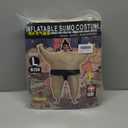 PixiPals Inflatable Sumo Wrestling Suits, Sumo Costume Adult, Blow up Costume, Inflatable Halloween Costumes for Men/Women Black