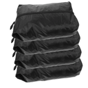 4pcs Travel Packing Cubes Shoe Bag Garment Bags for Compression Packing Portable Storage