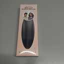 Velvet Overnight Curls Heatless Hair Curler No Heat Satin Heatless Curling Rods Foam Sponge Hair Rollers for Short Long Hair to Sleep in Care Styling Tools - Black