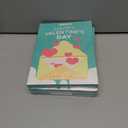 3 x 36 Pack Valentines Day Cards for Kids School  Adorable Die-Cut Animal & Food Classroom Valentines with Pink Envelopes & Stickers, 9 Cute Designs for Boys, Girls & Teachers