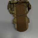 KRYDEX Tactical Helmet Pouch Battery Box Counterweight Pouch Remote Battery Helmet Accessory Storage Bag with Hook and Loop for Tactical Helmet (MC)