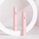 GAOY Handheld UV Light for Gel Nails, Mini Nail Lamp, Portable Cordless Rechargeable, Fast Curing, Octagon Pink