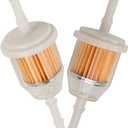 AM116304 Fuel Filter 25 050 22-S for John Deere Kohler 120-436 GY20709 For 1/4" and 5/16" Fuel Line Replaces 71-5960 120-436 GY20709 38666 149-2206-01 21541500 98021
