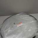 TETOTE Round Led Lighted Bathroom Mirror Matte Black Frame 24 Inch Front and Backlit Circle Round Light up Vanity Mirror with Lights, 3 Color Illuminated Dimmable Anti Fog Wall Mount, IP54 CRI 90+