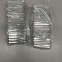 100 Pcs Plastic Dessert Cup Lids, Plastic Container Covers for Parfait Yogurt Fruit Trifle Ice Cream Pudding Cups, Leak Resistant, Clear Disposable Cup Lid, Lids Only(5 oz,Flat Lid)