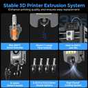 FLASHFORGE Adventurer 5M 3D Printer,600mm/s Max High-Speed FDM 3D Printers with Fully Auto Leveling, 280C Direct Extruder with Quick Detachable Nozzle, Effective Cooling, Core XY Structure