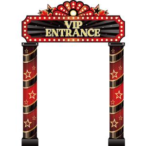Peryiter 3 Pcs Movie Night Porch Sign Banner Movie Theme Party Decorations VIP Door Entrance Banner Theater Welcome Now Showing Lights Hanging Porch Sign Film Backdrop Red Carpet Party Decoration