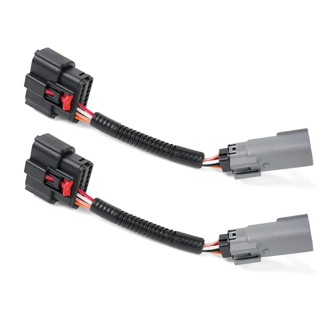 2Pcs Halogen to LED Taillight Conversion Harness Converter Connector Plug Adapter w/o Bliss for Ford F-150 2018-2020 Tail Light Upgrade