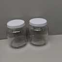 64 oz Mason Jars Wide Mouth - 1/2 Gallon Glass Jar with Lid - Large Mason Jar for Canning, Brewing, Pickling, Storage - Big Mason Jar Made in USA (2 Pack)