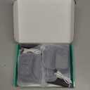 Foot Advanced Renew Triple Method Massager, with 5 Vibration Modes and 6 Heat Levels, Suitable for Reducing Fatigue and Plantar Fasciitis, Travel & Home Use Grey 2pcs