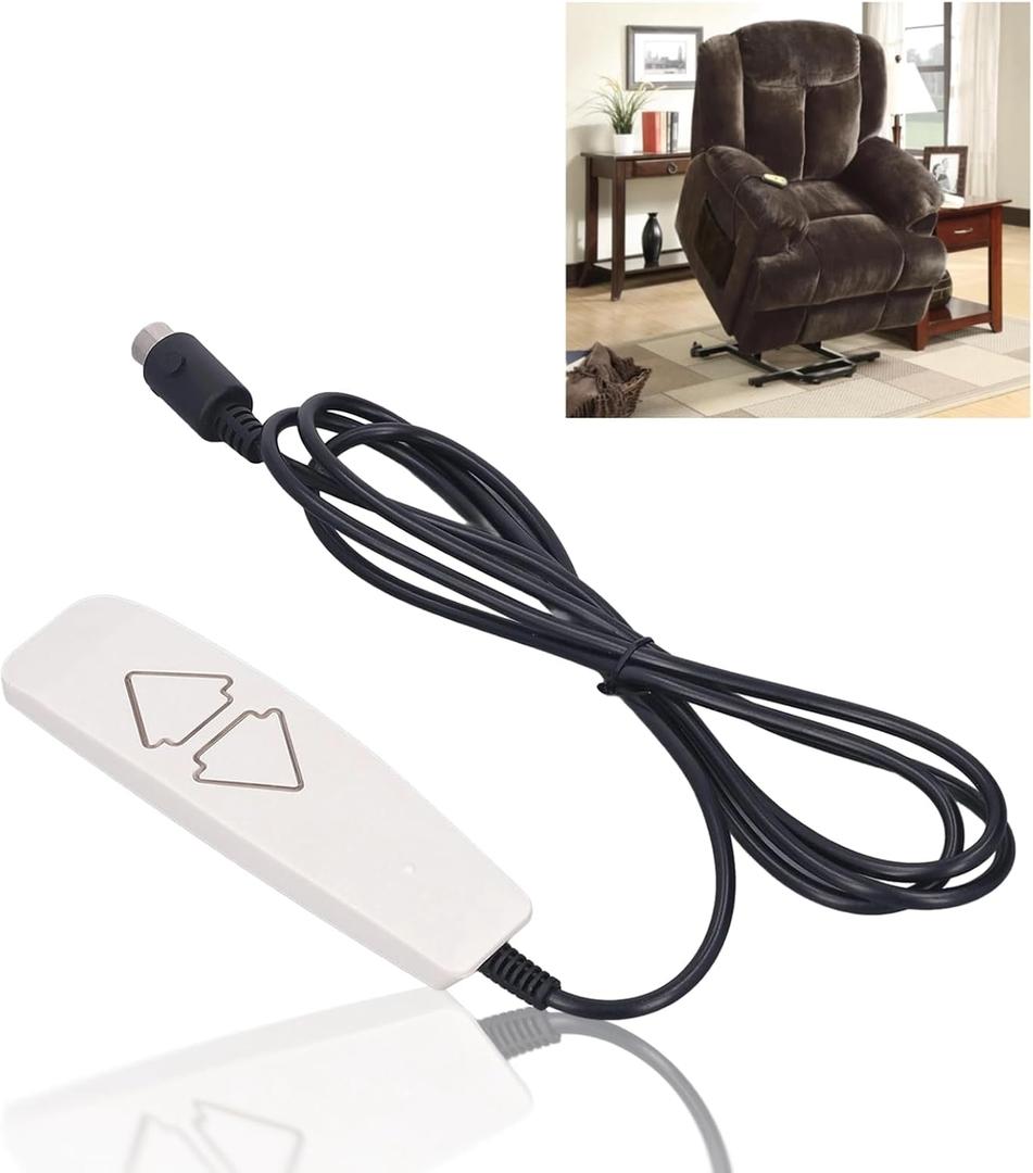 Universal Remote Control for Power Recliner Lift Chairs, 2 Button, 5 Pin Hand Control