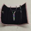 Beauty & Crafts Micro Links Hair Extensions Kit- Stainless Steel Beads Closer and Remover plier, Hair Extensions Loop Needle Pulling Hook, Bead Tool for Hair or Feather Extensions with Leather Pouch (Rainbow)