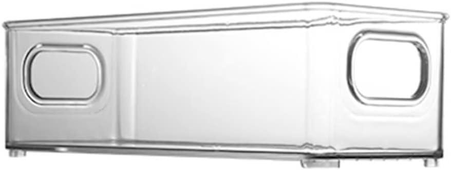 DOITOOL Refrigerator Organizer Box Transparent Storage Container for Fruits Vegetables Drinks Dry Foods Space-saving Fridge Bin for Easy Access and Maximum Organization