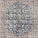 Vintage Living Room Rug, 7x9 Area Rug Large Washable Rugs for Bedroom, Soft Dining Room Carpet Non-Slip Non-Shedding Throw Rug for Farmhouse Indoor Kids Playroom (Teal/Antique 7x9)