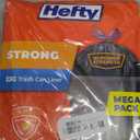 Hefty Strong Extra Large Trash Bags, Black, 33 Gallon, 48 Count