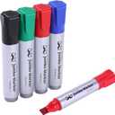 Mr. Pen- Jumbo Permanent Markers, 4 Pack, Assorted Color, Chisel Tip, Large, King, Color Permanent Markers Set, Huge Poster Markers (Black, Green, Red, Blue)