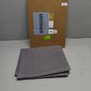 SpaceDresser Basic Rod Pocket Sheer Voile Window Curtain Panels White 1 Pair 2 Panels 38 Width 84 Inch Long for Kitchen Bedroom Children Living Room Yard(Grey,38 W x 84 L)