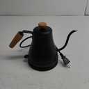 Bodum 27oz Bistro Gooseneck Electric Water Kettle, Pour Over Coffee & Tea, Stainless Steel, Matte Black