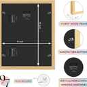 2 x 97 Decor Natural Wood Frame 8x10 - Beige 8 X 10 Wood Frame With Plexiglass, 8x10 Picture Frame Single Without Mat, 8x10 Photo Frame For Wall Hanging