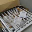 Fairy Baby 71.7"-81.1" Extra Wide Large Pet Gate, Long Dog Gate for the House Doorway Stairs, Pressure Mount Kit Baby Barrier Fence for Child Kid Toddler, Arched Lace Dcor Walk Thru Garden Gate,White