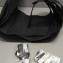 Car Door Anti Kick Pad, Leather Fabric D oor Panel Protectors Compatible with Tesla Model Y 2021-2024 Interior Accessories (Set of 4) (Model Y Door Panel Protector 21-24)