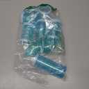 8PCS Hamster Tunnel Tube DIY Assorted Toy Transparent Adventure Pipe Playground Excercise Set for Mouse Syrian Hamster Gerbil Rat (Blue)